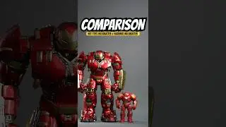 Comparison: Hot Toys Iron Man Hulkbuster v Hasbro Marvel Legends Hulkbuster 