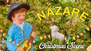 SITIO CHRISTMAS SCENE EXHIBIT at the Nazare Elevator/Funicular Station