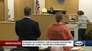 Digging into repeat DWIs in New Hampshire; number of cases trending downward