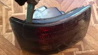 Задний внешний фонарь (вид внутри / устройство / ремонт) ВАЗ 2111 | Установка разделительных пластин