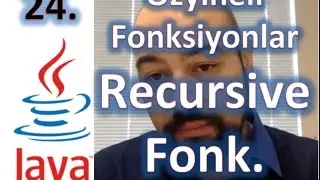 Java 24 - Rekürsif (Özyineli, Recursive) Fonksiyonlar