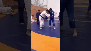 Judo combination O-Goshi - бросок через бедро с добавлением Ura-Nage - бросок через грудь прогибом.