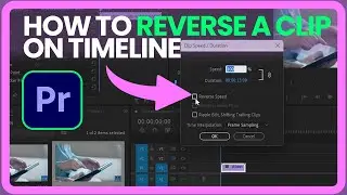 How to do the REVERSE CLIP in Premiere Pro - 2024!