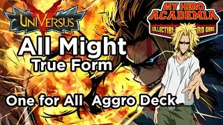 All Might - One for All Aggro Deck Profile - My Hero Academia Card Game / UniVersus (January 2022)