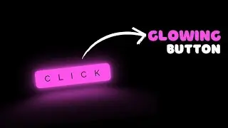 How to Create GLOWING Button Hover Animation using CSS