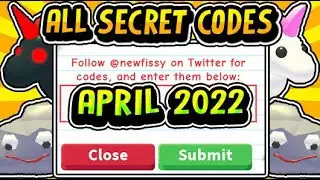 "NEW SECRET ADOPT ME CODES APRIL 2022!" FREE Pets / Bucks Codes (Roblox)