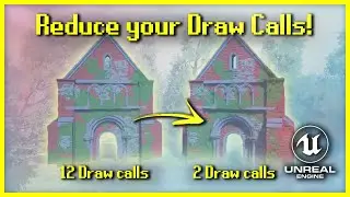 Reducing Draw Calls in Unreal! [UE4/UE5/Blender] (Check Description!)