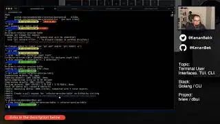 Terminal User Interfaces in Go with tview / Golang & CLI / Live Code Session #1