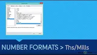 Excel Custom Number Formats – Thousands & Millions