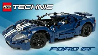 NEW FORD GT 42154 LEGO Technic Time Lapse Speed Build - Watch This 5 Hour Build in 2 Minutes!