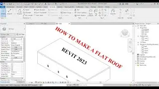 How to make a Flat roof in Revit 2023