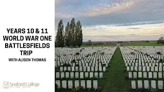 Seaford's Battlefields Trip with Alison Thomas and Students