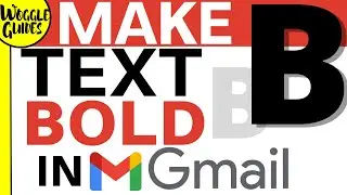 How to add bold text to an email in Gmail