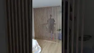 поворотная реечная перегородка. 