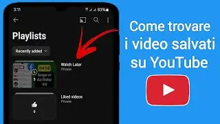 Come trovare i video salvati su YouTube |  Nuovo 2024