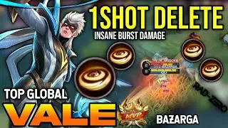 VALE BEST BUILD 2022 | TOP GLOBAL VALE GAMEPLAY | MOBILE LEGENDS✓