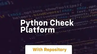 python check platform