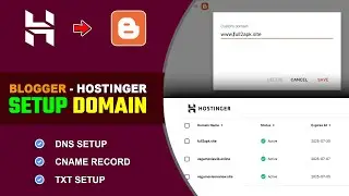 🔗How to Connect Hostinger Domain with Blogger | Blogger Domain Setup [Complete]