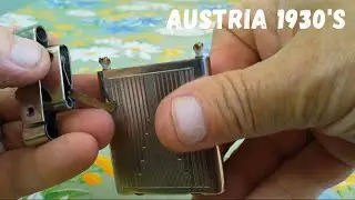 Very old vintage WIFEU petrol pocket lighter Старая бензиновая карманная зажигалка