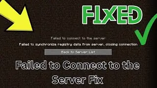 How to Fix failed to synchronize registry data from server closing connection