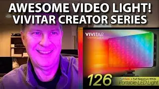 This Video Light Is Awesome - Vivitar Creator Series Studio Light Pocket with 126 LEDs