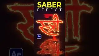 Stree 2 | Saber Title Effect in After effects Tutorial  