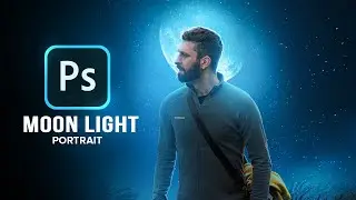 How to Create Moon Light Portrait | Photoshop Manipulation With Stock Images