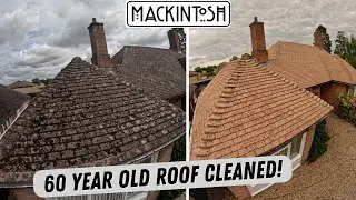 60 Year Old Roof Tiles Carefully Cleaned