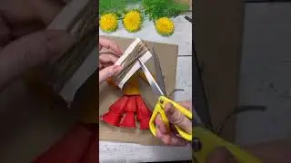 Поделка на Масленицу/ поделки из бросового материала