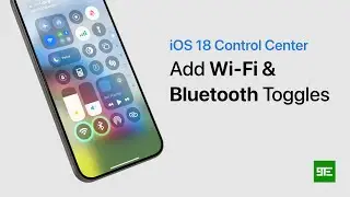 iOS 18 Control Center Hacks: How to Add Wi-Fi, Bluetooth, AirDrop & Hotspot Toggles Easily!