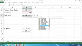 workday excel Functions