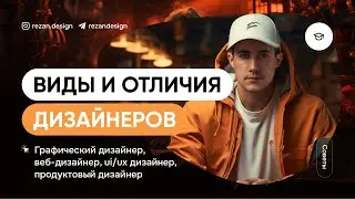 Виды дизайнеров: графический, веб-дизайнер, ui/ux, продуктовый дизайнер