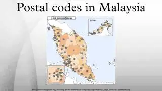 Postal codes in Malaysia