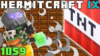 Hermitcraft IX 1059 Storage Overkill Through Explosive Means!