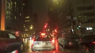 Night Driving in Montreal