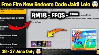 Free Fire New Rampage Event Redeem Code || New Redeem Code free fire || Rampage Event Redeem Code