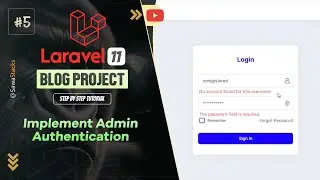 #5. Implement Admin Authentication in Laravel 11