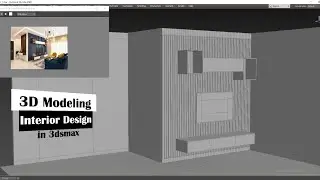 3D Modeling in 3dsmax | How to Model an Interior (Part 1)