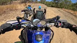 Покатушки по Пожаркам: Падение и Эвакуация на Yamaha Tenere 700! Турэндуро, ADV покатушки. Кипр.