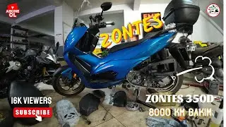 ZONTES 350D Bakımı: 8000 KM'de Neler Oluyor??