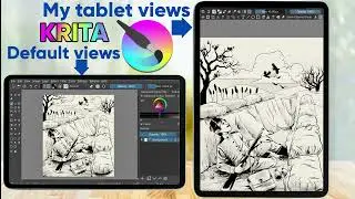 Krita For Android Tablet Workspace Simple mode free drawing app