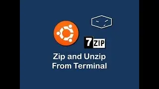 zip and unzip files from terminal using 7 zip in ubuntu