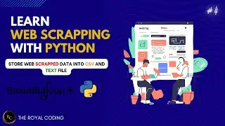 How to Store Web Scrapped Data into CSV and text file |Web Scrapping with Python using BeautifulSoup