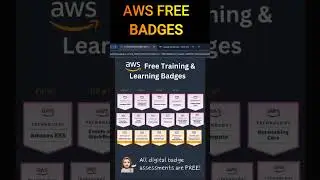 நீங்க AWS FREE Digital Badge Earn பண்ணனுமா ? 👇👇 #awsdigitalbadges
