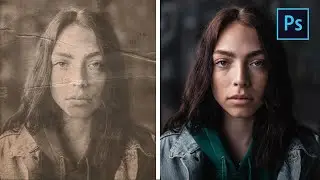 [ Photoshop Tutorial ] Create OLD PHOTOGRAPH TEXTURE - PHOTO EFFECT