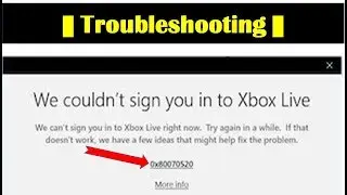 How To Troubleshoot Microsoft Store Error Code 0x80070520 In Windows