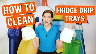 How to Clean a Fridge Drip Tray - Clean With Me - Cleaning Tutorial