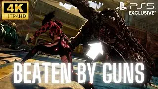 Defeating Stellar Blade Stalker Boss Challenge by Shooting Guns 4k 60fps - PS5 Exclusive Demo