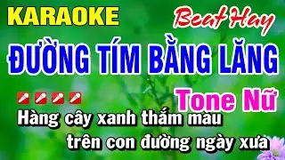 Karaoke Đường Tím Bằng Lăng A