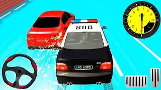 Crazy Car Chase: Police Games - Police Car Stunts Racing Simulator 2024 - Android GamePlay